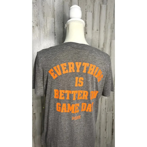 PINK‎ Victoria's Secret Syracuse University Women's Gray T-Shirt Size Medium - Picture 4 of 6